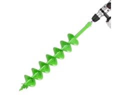 Broca helicoidal 120 x 790 mm para plantio de bulbos Vevor Green