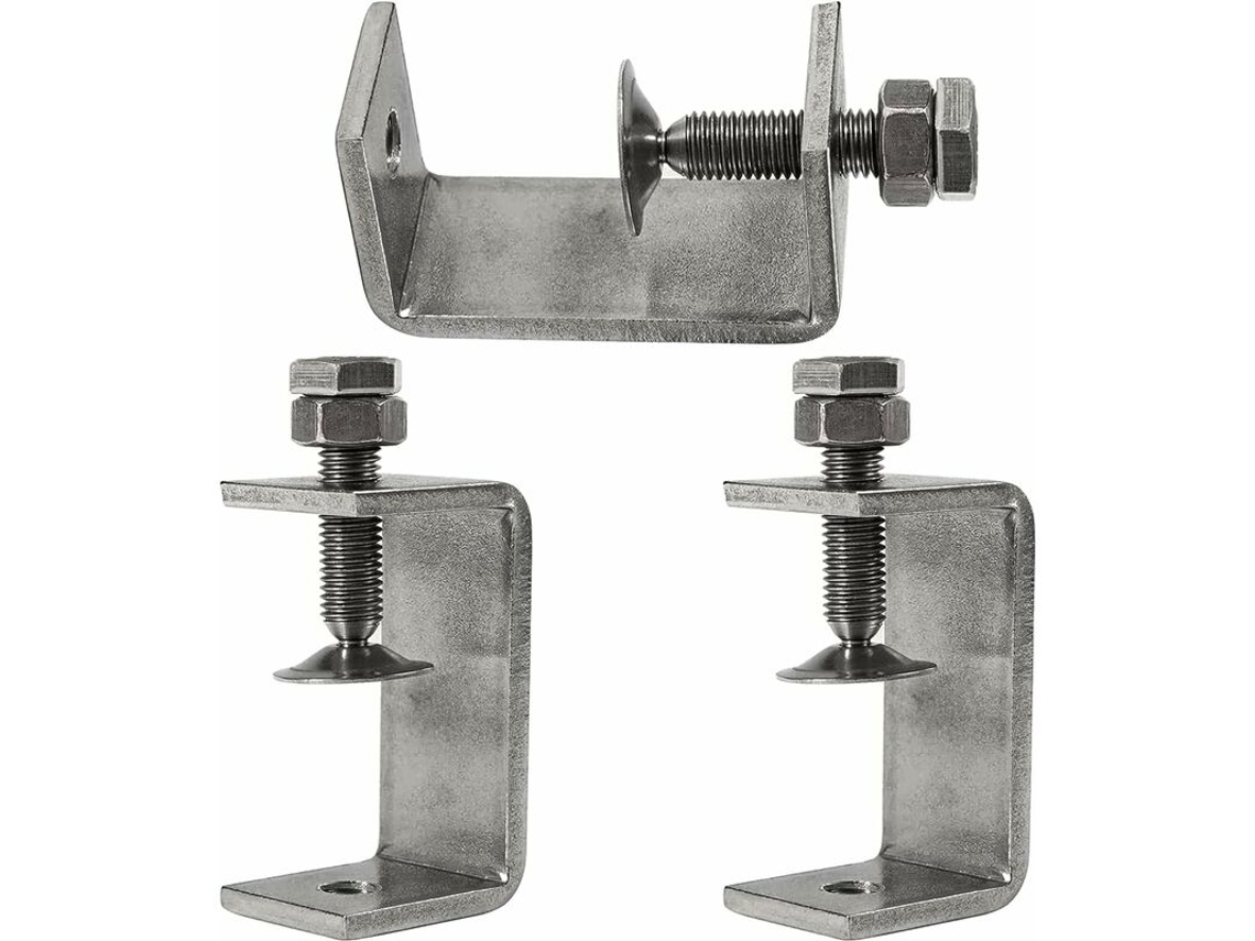 Conjunto De 3 Grampos Tipo C De 65 Mm Em Aço Inoxidável 304 Para Trabalhos Pesados, Com Abertura Ampla Para Marcenaria, Soldagem E Projetos "diy"