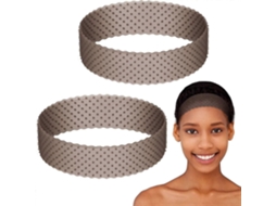 2 Unidades de Faixa de Silicone Ajustável para Peruca, Fixação Segura e Antiderrapante para Perucas TAISHENGDA