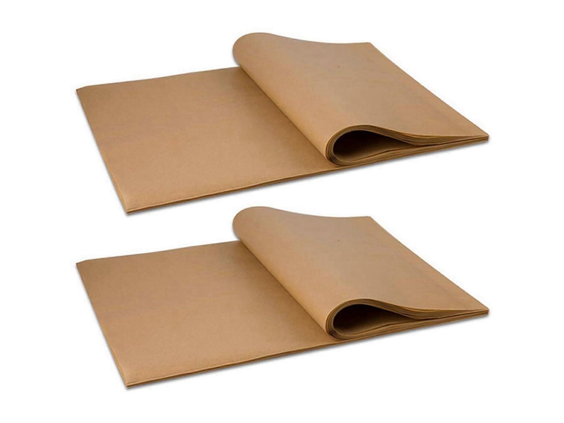 200 Folhas De Papel Manteiga Não Branqueado, Pré-cortadas Para Assar, 12 X 16 Polegadas, Antiaderente
