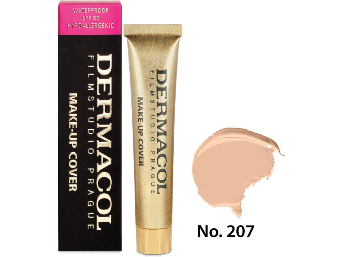 Base de Alta Cobertura DERMACOL Cover Tom 207 SPF 30 (30gr)