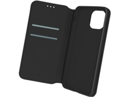Capa iPhone 12 Mini AVIZAR FOLIO-ELEC-BK-12MI Livro Preto