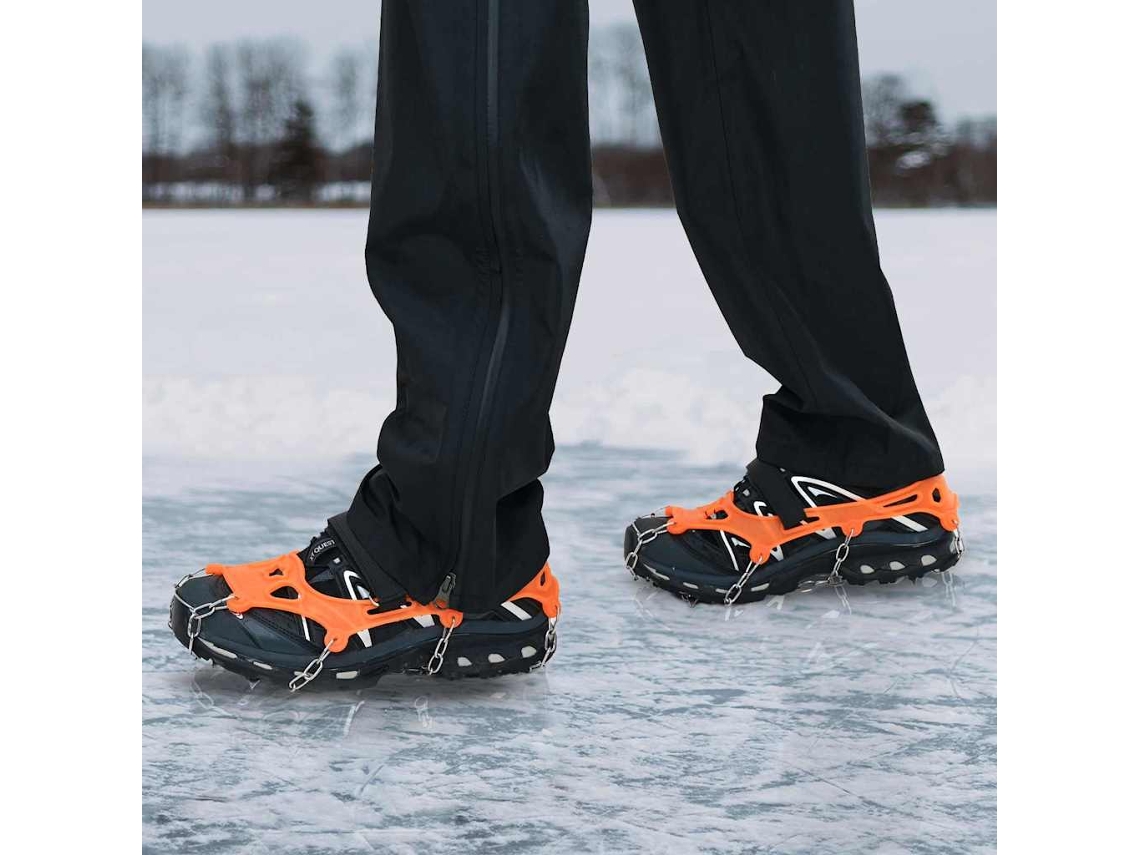 Vidaxl Cravos De Gelo Para Sapatos Laranja L