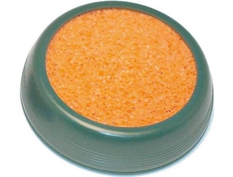 Esponjeira com Base de Borracha Verde 8 cm.