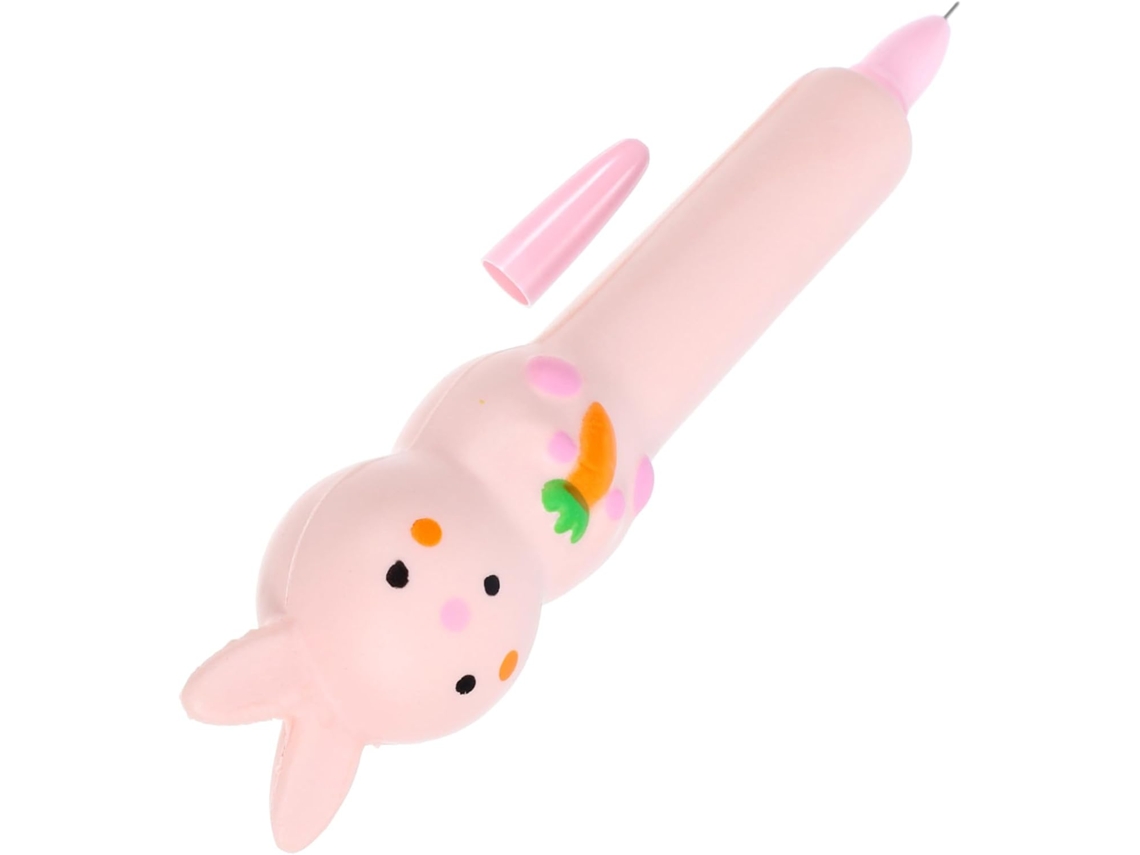 Caneta Em Gel Com Desenho Animado Kawaii, Ponta De Esponja Macia, Cabo