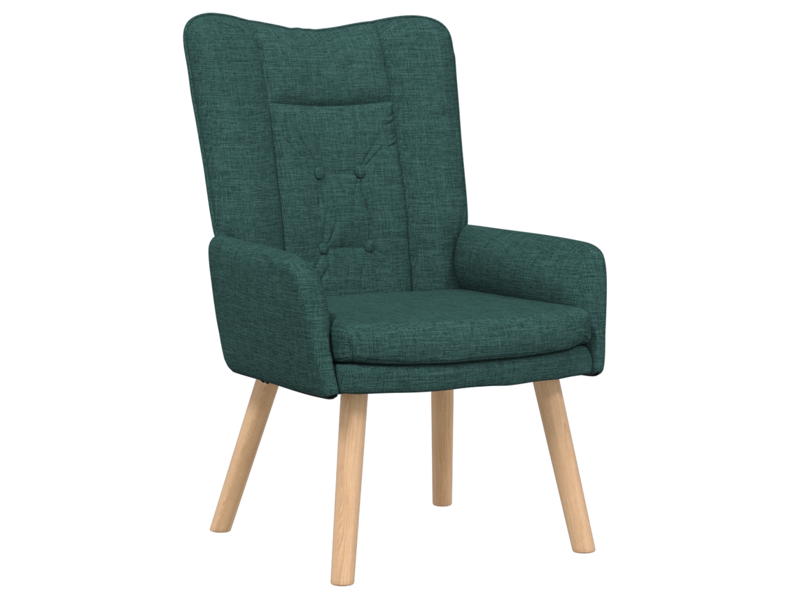 Conjunto 1 Assento De Poltrona Vidaxl Verde Tecido (63 X 67 X 94 Cm)