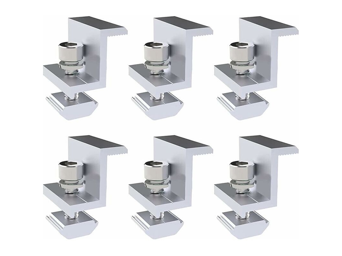 Conjunto de 6 Suportes para Montagem Painéis Solares BRILVIBERA