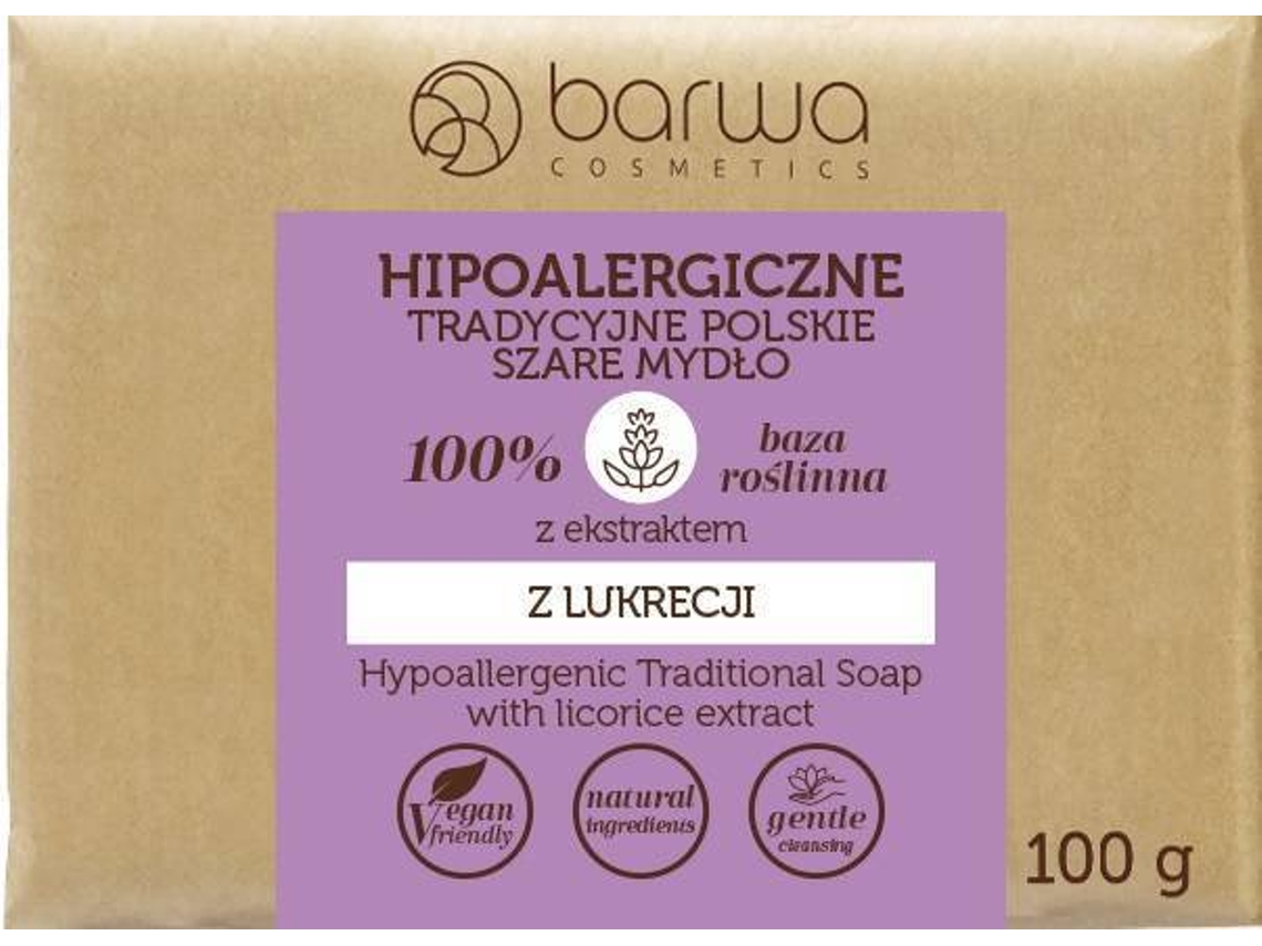 Sabonete BARWA Hypoallergenic Color Traditional Polish Gray  (100g)