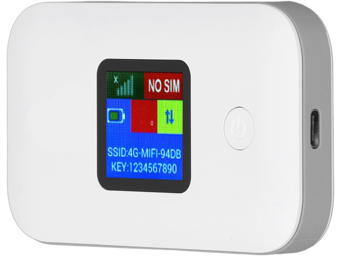 Roteador Wi-fi Portátil, 4g Lte 300mbps, Com Slot Para Cartão Sim,