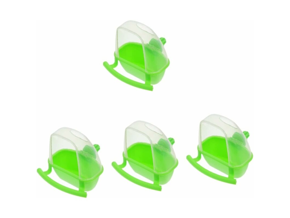 Conjunto de 4 Recipientes para Comida de Pássaros AQUAFORGE