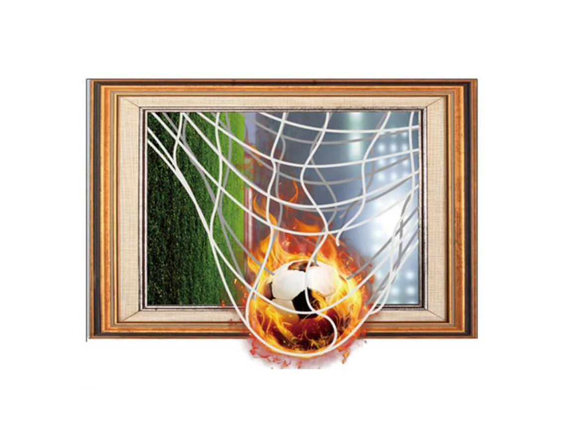 Moldura De Foto 3d Para Decoração De Parede E Fundo De Estádio