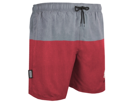 GUGGEN MOUNTAIN Zm1606 Calção de Banho Masculino com Listras (Cinzento - L)