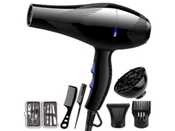 Secador De Cabelo Profissional De 1000 W Com Difusor E Concentrador, Secador De Cabelo Potente Para Salão Com Motor Ca E Secagem Rápida. Ly Ebike