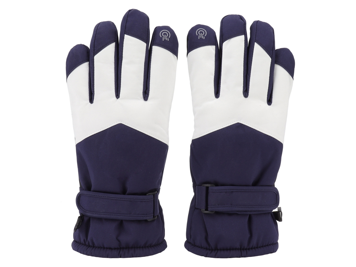2026 luvas de Montaria Impermeáveis Antiderrapantes com Tela Tática para Inverno, Luvas de Dedos Completos Quentes Azuis