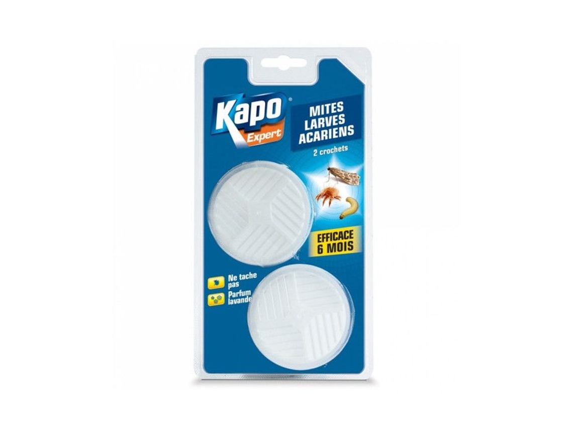 Inseticida 2 Ganchos Especiais Anti-Traços para Guarda-Roupa Conjunto de 2 Kapo
