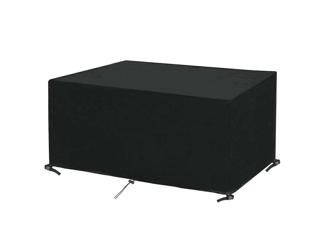 Capa Para Móveis De Jardim 315x160x74cm, Impermeável, Cobertura Protetora Para Mesa, Sofá, Poltrona, Cadeiras, Preto Btforus