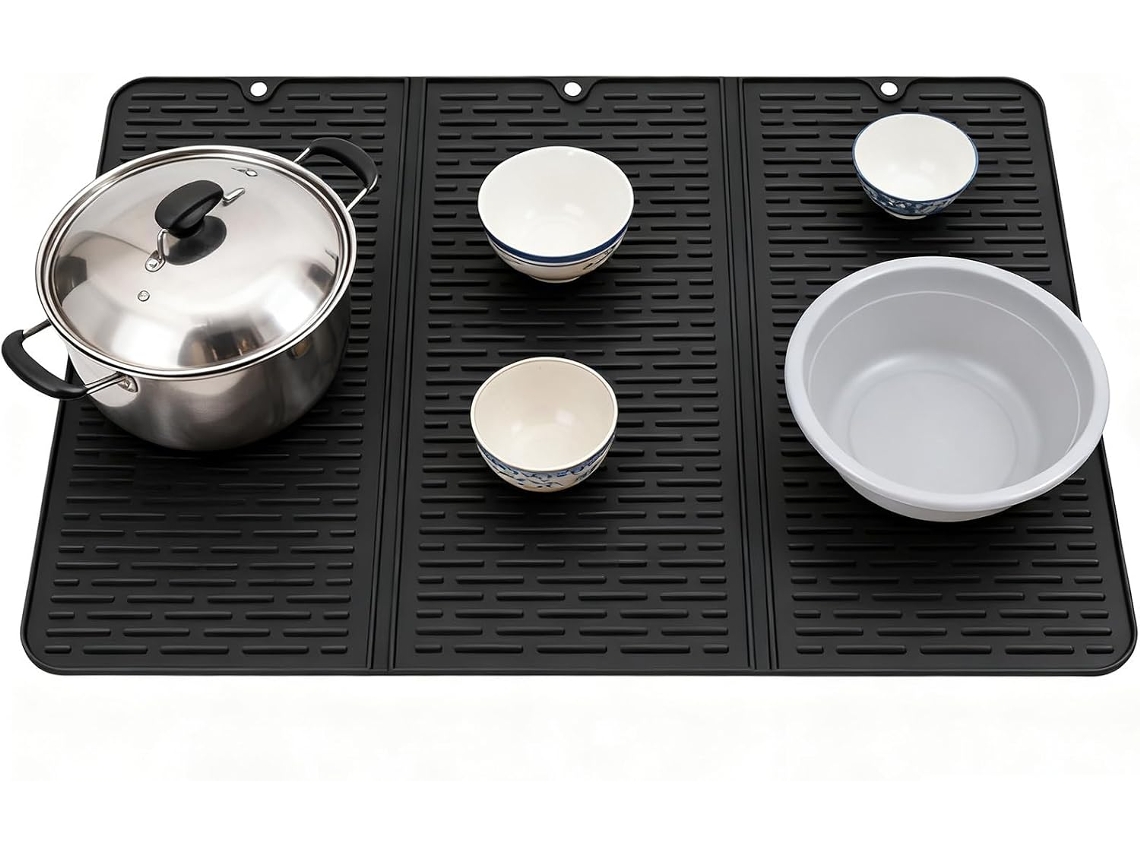 Tapete para forno, protetor de lareira, tapete de silicone para proteção de bancada, resistente ao calor, para casa e trailer.