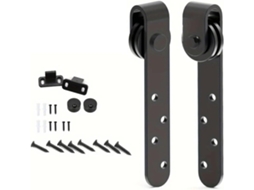 Kit De Ferragens Para Porta Celeiro, Compatível Com Portas De Correr Universais