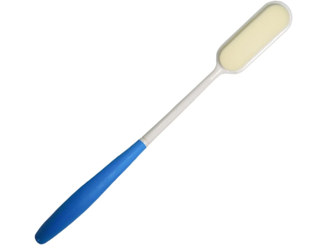 Escova Corporal Azul Wooneky Com Cabo Longo Em Abs E Tpr Para Banho, Massagem Nas Costas E Fácil Aplicação Em Áreas De