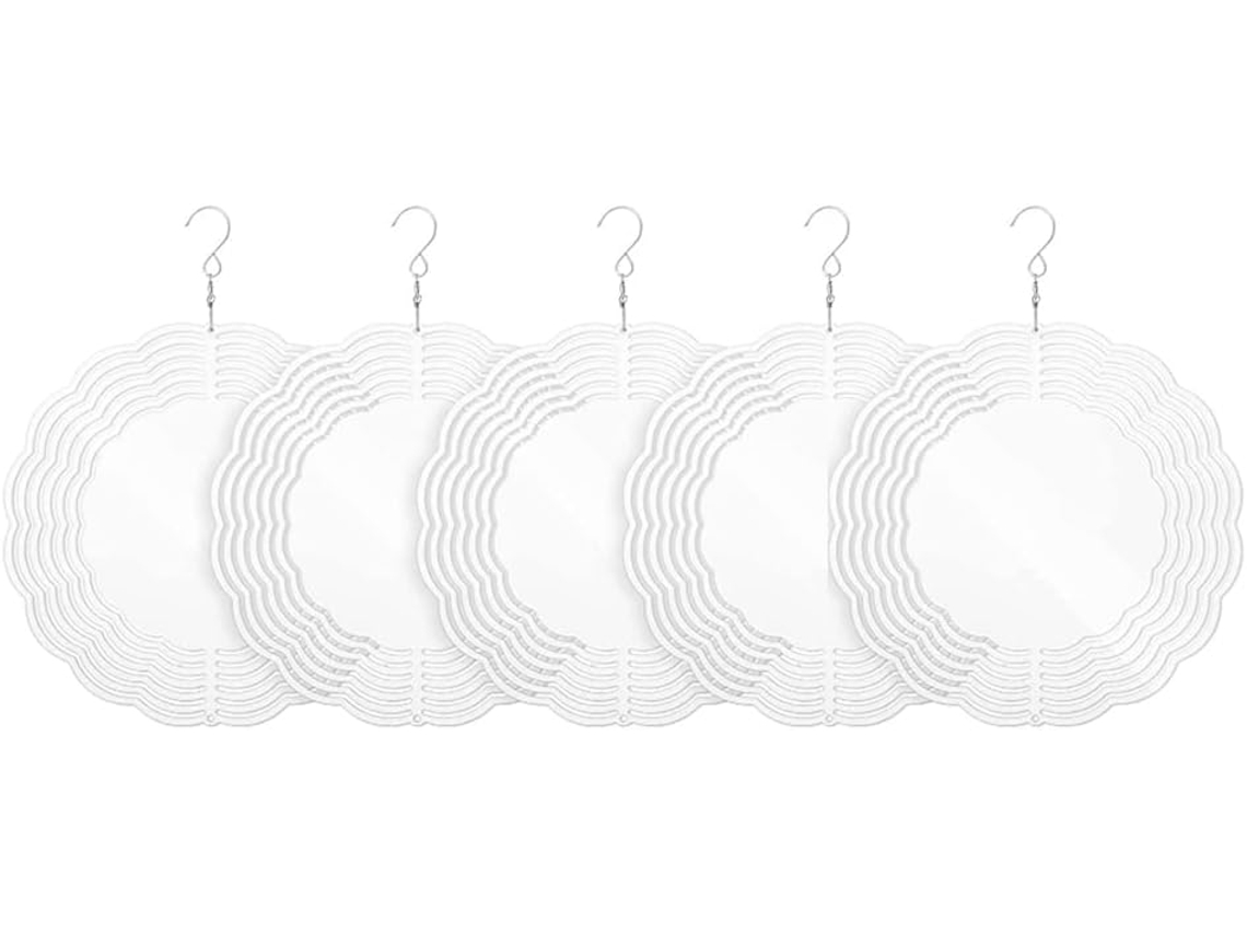 Pacote Com 5 Cataventos De 25 Cm Para Sublimação Com Pilhas Aa Gokoco