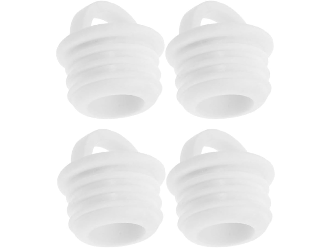 Tampas De Borracha Branca Com Função De Vedação E Retenção De Forma Para Baldes.