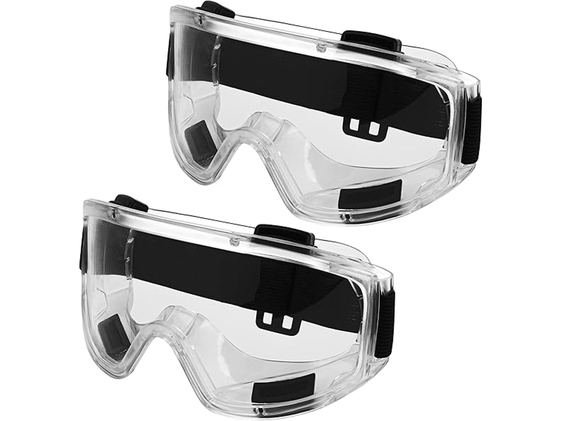 Conjunto De 2 Óculos De Proteção Belle Vous Com Lentes Transparentes Antiembaçantes E Resistentes A Riscos Zeuxo