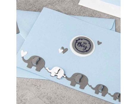 Matriz de corte de elefante 2.3 x 0.8 x 0.7 cm
