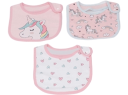 Babadores Com Fecho De Pressão, Babadores De Algodão Estampados Fofos, Conjunto De 3 Peças.