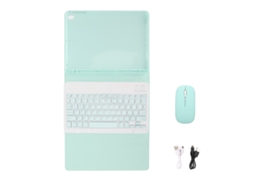 Capa Para Tablet Proteção Total Corte Preciso Capa Com Teclado E Mouse Para Tablet Ios 9.7 Air 1/2 Verde