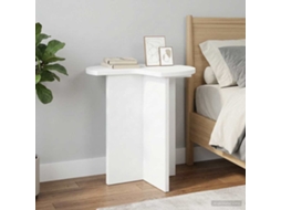 Vidaxl Mesa Lateral 2 Pcs Branco Ø 39 X 38 Cm Derivados De Madeira
