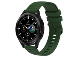 Pulseira De Silicone Sólida Com Padrão De Bolinhas Onduladas Para Samsung Galaxy Watch 4 Classic 42mm 20mm