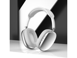 Fone De Ouvido Bluetooth P9 Pro Max Yuysan Com Cancelamento De Ruído Sem Fio Branco
