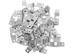 Kit De 50-ganchos Resistentes Shineofi Para Pendurar Quadros E Pôsteres, Com Furo Duplo E Ferragens De Metal Prateado