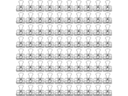 Clipes de papel, fixação forte, metal durável, multiuso, presente ideal para mesa, escola e organização.