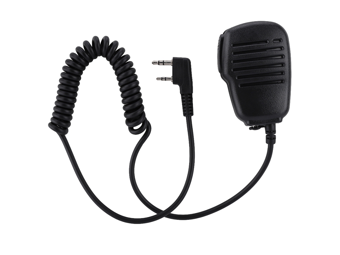 Acessório Mali PTT, microfone de alto-falante, para walkie talkie, clip rotativo