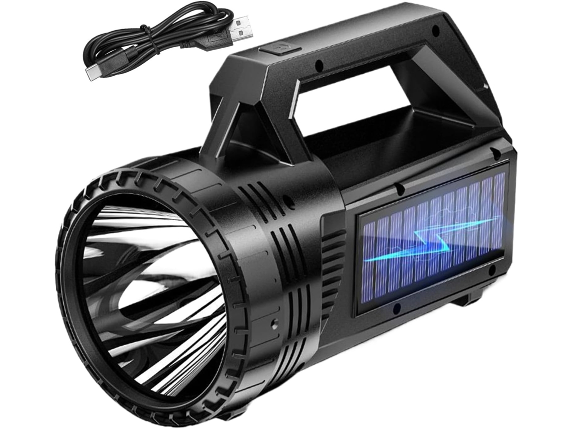 Lanterna Solar Led Multifuncional, À Prova D'água E Muito Brilhante |