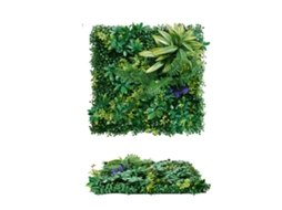 Painéis De Grama Artificial, Material Plástico Durável, Uso Externo, 12pcs 20 X 20 Polegadas
