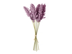 Laxiscreed Arranjo De 6 Ramos De Flores Artificiais Em Cor De Lavanda Escura