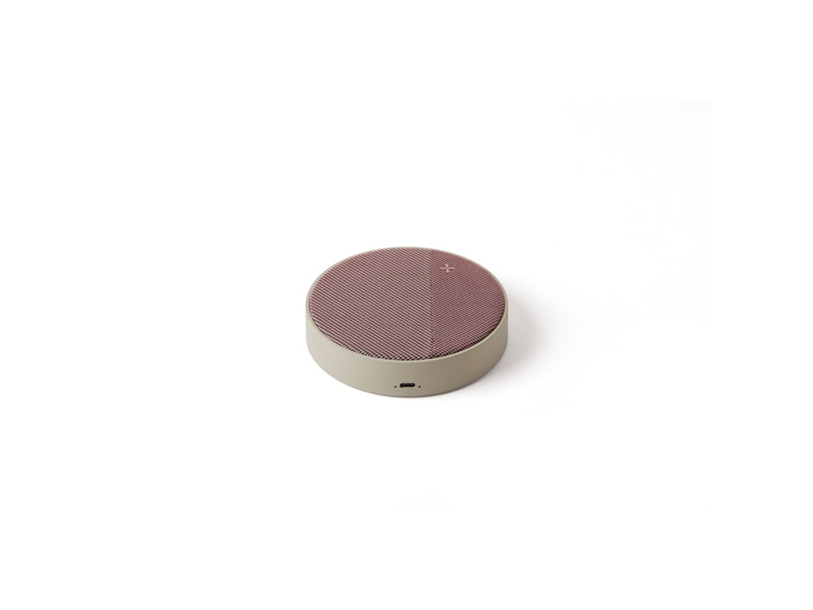LEXON Altifalante Bluetooth Compacto e Leve com Função de Carregamento Por Indução Rosa