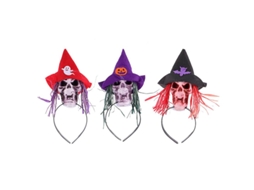 3 Unidades de Faixa de Cabeça de Caveira para Decorações de Halloween ALLINLESS
