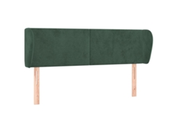Headboard, Headboards Vidaxl Verde Veludo (147 X 23 X 78/88 Cm)