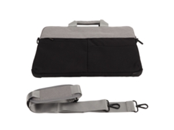 Raum-bolsa De Laptop 15.4 Polegadas Notebook Com Alça Material De Tela Impermeável Para Dell Hp Lenovo Preto