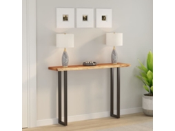 Vidaxl Tampo De Mesa Retangular Borda Viva 160x30x2,5 Cm Acácia Maciça