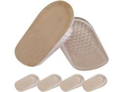 Palmilhas De Aumento Altura Para Sapatos, 3 Pares, Gel E Veludo Jp