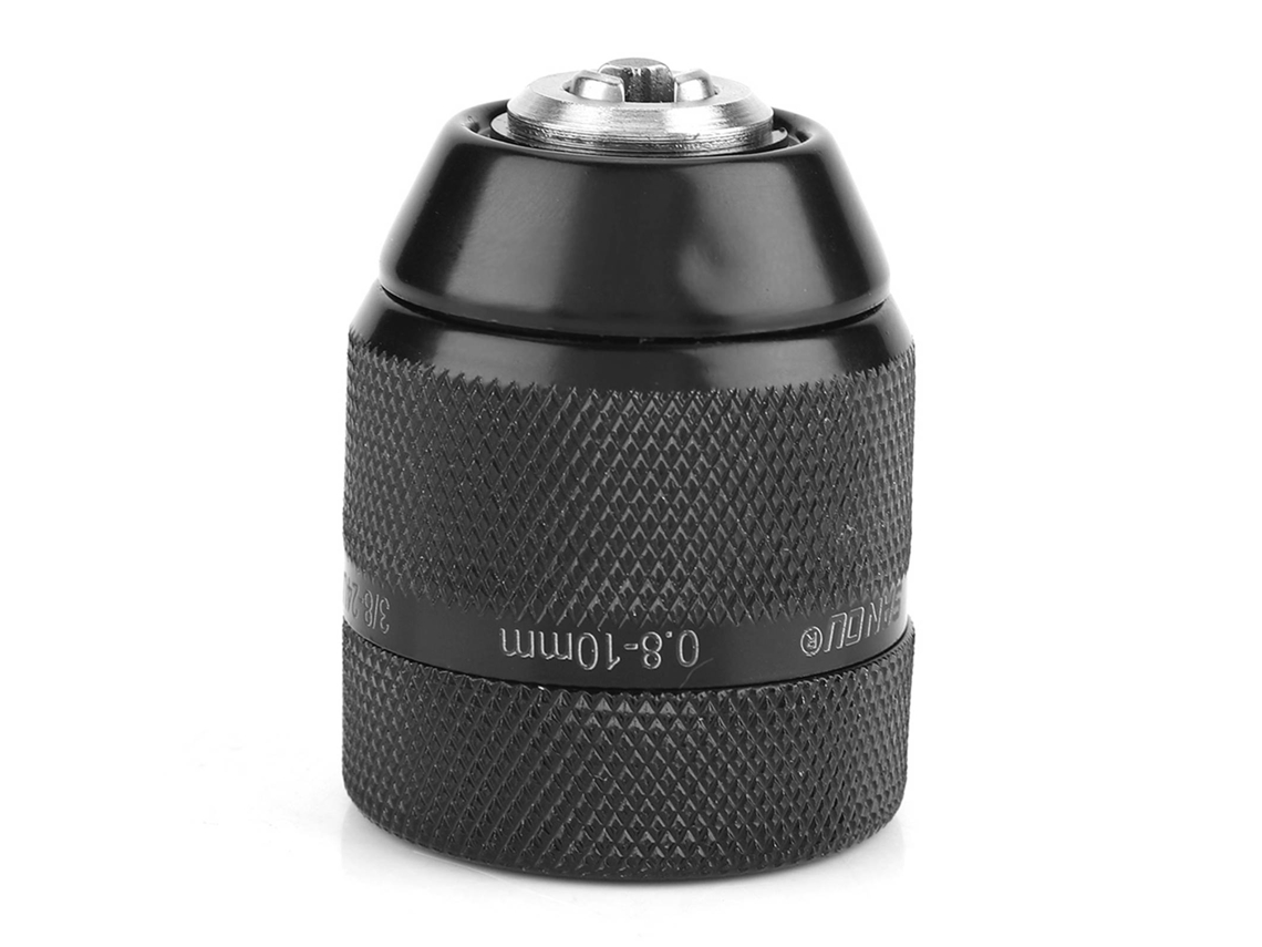 Mandril De Perfuração Elétrica Sem Chave De Metal 3/8" Rosca 0.8mm‑10mm Para Furadeira Manual