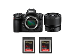 Z8 + Z Mc 50mm F/2.8 Macro + 2 Sandisk 64gb Extreme Pro Cfexpress Type B Máquina Fotográfica Híbrida Full frame + Ebook Pricedirect NIKON