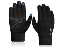 Luvas Infantis para Ciclismo, Impermeáveis, Antiderrapantes e Quentes. para Atividades de Inverno Ao Ar Livre.