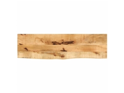Vidaxl Tampo De Mesa Borda Viva 100x20x2,5 Cm Mangueira Áspera Maciça