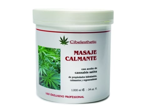 Creme Corporal CIBELESTHETIC Calmante com Ã?leo de Canábis (1000 ml)
