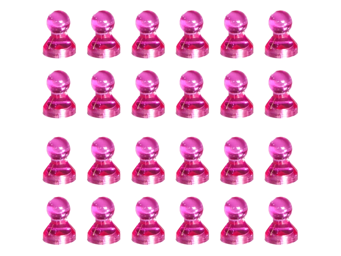 Ferramenta 40 Pçs Ímãs Magnéticos Fortes para Quadro Branco de Alfinetes Médios Rosa Geladeira Práticos Perfeitos UISAVE